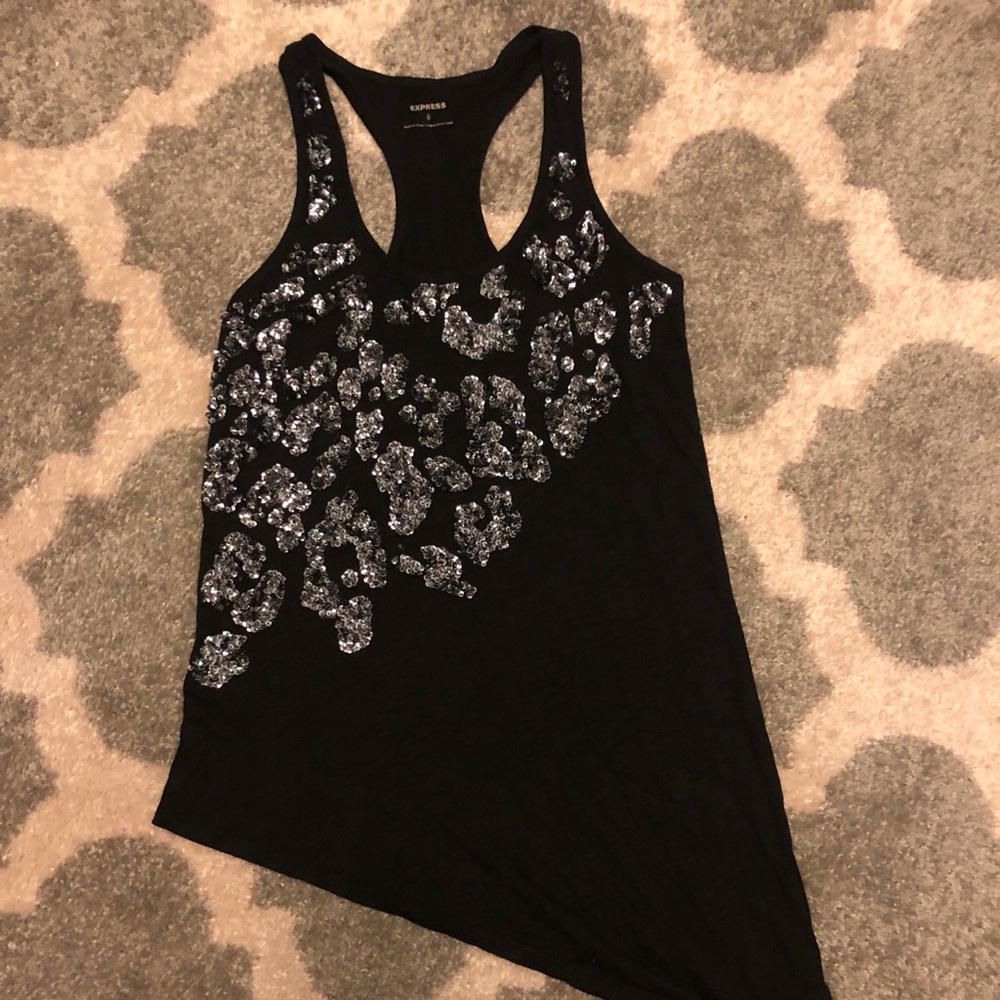 Razorback Sequined Tank Top